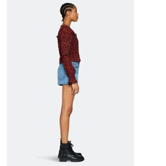 WALTER BAKER Serena Square Neck Top - M - Picture 8 of 13